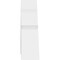 Ekena Millwork Vanguard Architectural Grade PVC Gable Bracket, 36"W x 21"H x 6"D x 6"F, 14/12 Pitch GBP036X21X0606VAN00 - alternate 4